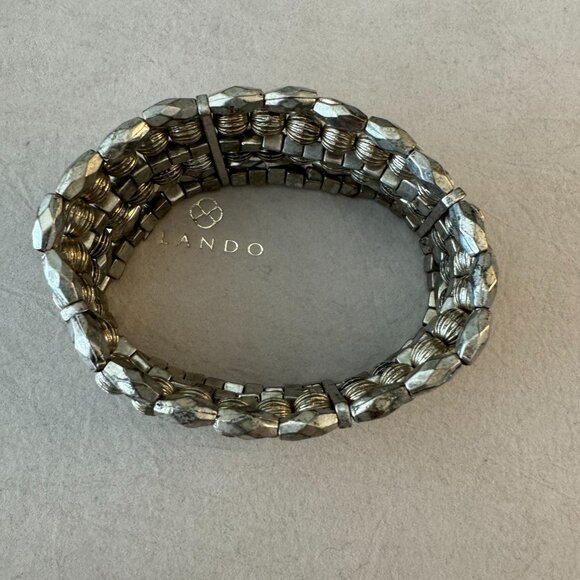 Stretch 6 row, all connected bracelet - Picture 5 of 7